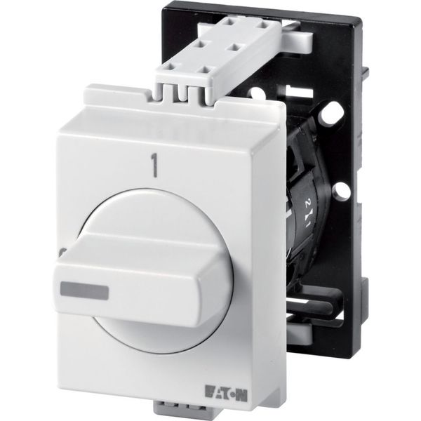 Step switches, TM, 10 A, service distribution board mounting, 2 contact unit(s), Contacts: 4, 60 °, maintained, Without 0 (Off) position, 1-4, Design image 4