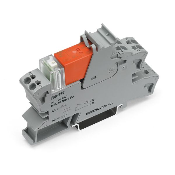 Relay module Nominal input voltage: 24 VDC 1 make contact image 1