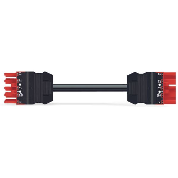 pre-assembled interconnecting cable;Eca;Socket/plug;red image 2