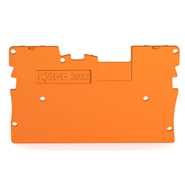2022-1692 End plate; 1 mm thick; orange image 2