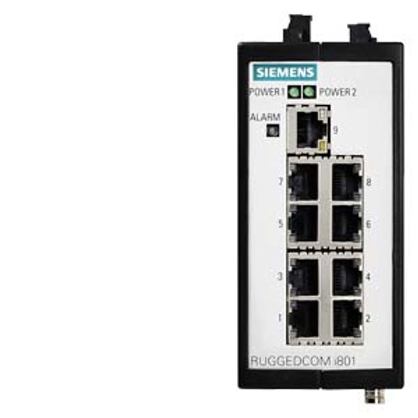 6GK6008-1AS20-0MU0-Z A02 The RUGGEDCOM i801 is a compact, fully managed Ethernet switches designed to operate reliably in harsh industrial environments. managed or unmanaged image 1