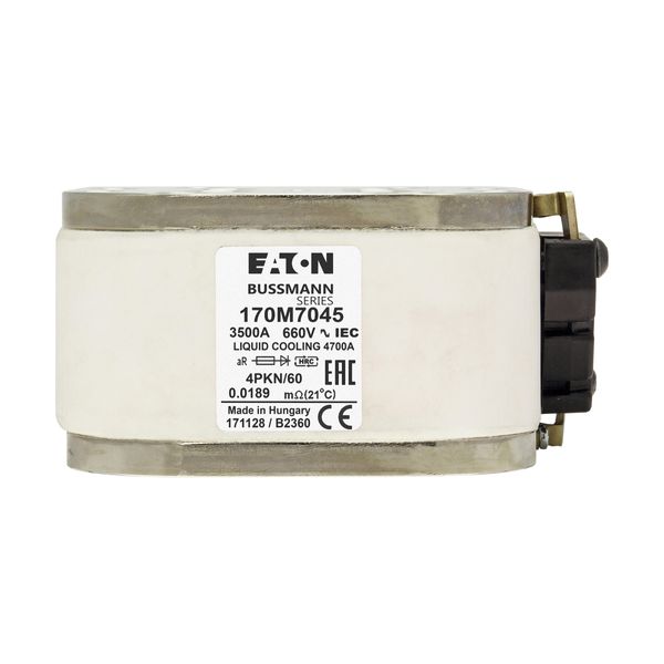 Fuse-link, high speed, 3500 A, AC 660 V, size 4, 120 x 105 x 59 mm, aR, IEC, single indicator image 16