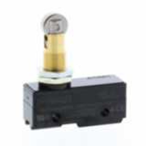 General purpose basic switch, panel mount roller plunger, SPDT, 15 A, image 2