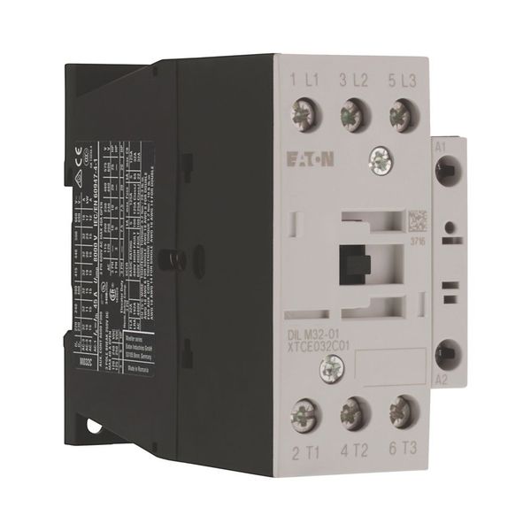 Contactor, 3 pole, 380 V 400 V 15 kW, 1 NC, 24 V 50/60 Hz, AC operation, Screw terminals image 14