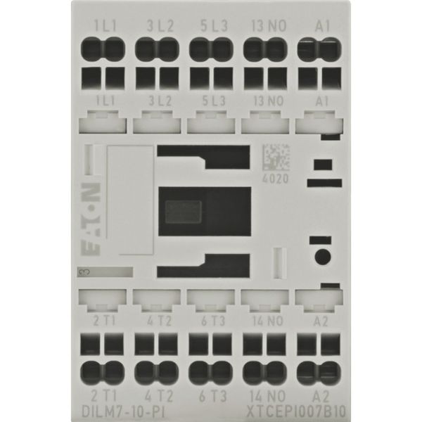 Contactor, 3 pole, 380 V 400 V 3 kW, 1 N/O, 110 V 50 Hz, 120 V 60 Hz, AC operation, Push in terminals image 5