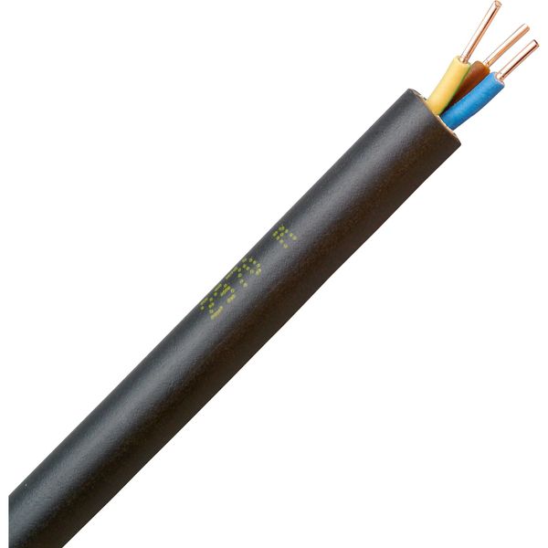 Underground cable, 3-core, colour: black image 1