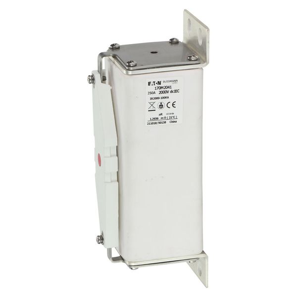 Fuse-link, high speed, 250 A, DC 2000 V, 65 x 89 x 213 mm, aR, IEC, with indicator image 13