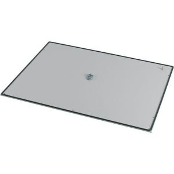 Bottom-/top plate, closed Aluminum, for WxD = 650 x 800mm, IP55, grey image 4