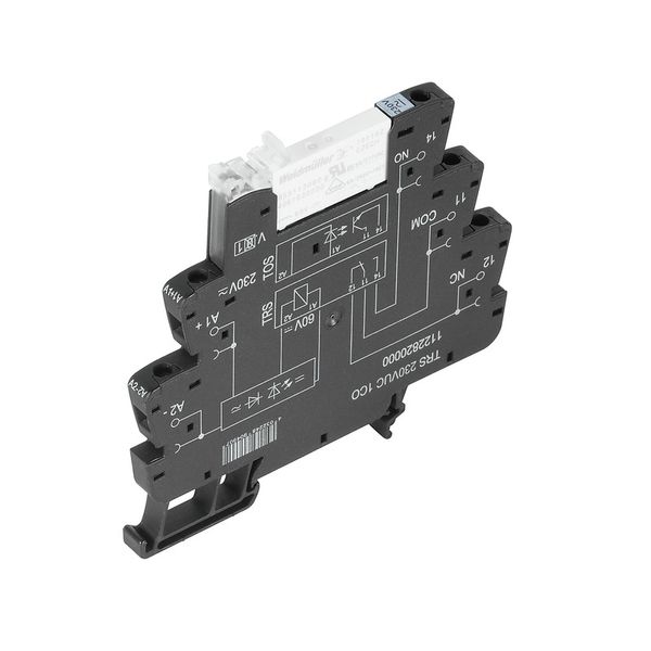 Relay module, 24 V UC ±10 %, Green LED, Rectifier, 1 CO contact (AgSnO image 1