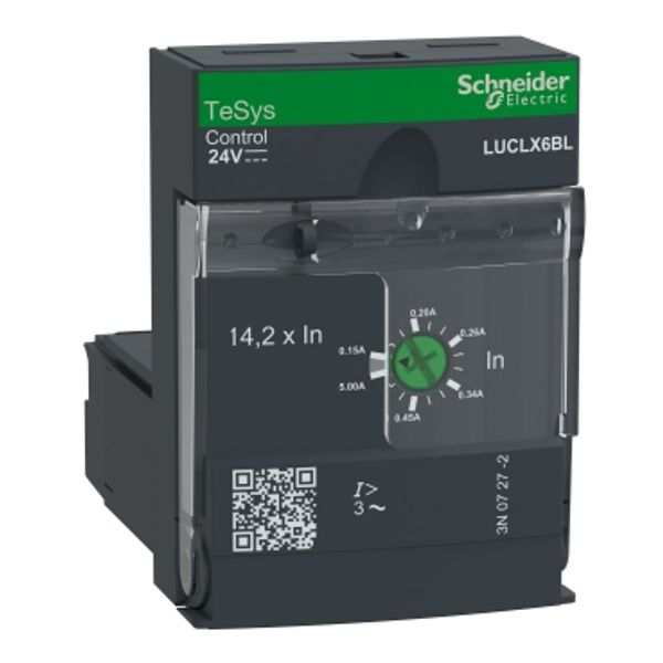 Standard control unit, TeSys Ultra, 0.15-0.6A, 3P motors, magnetic protection, coil 24V DC image 4