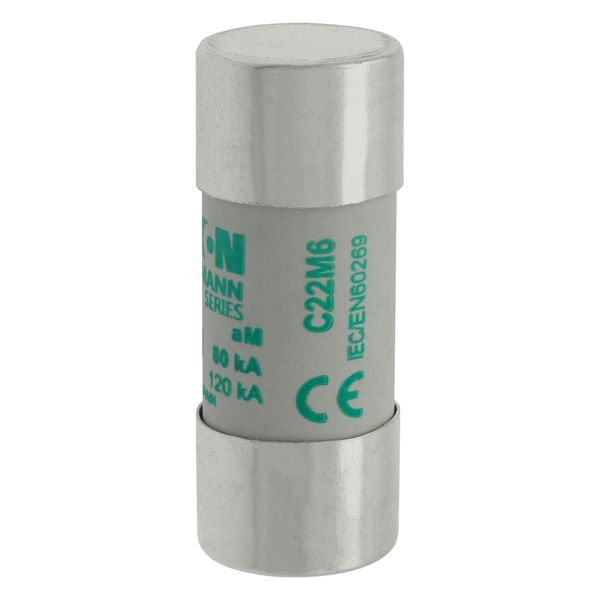 Fuse-link, LV, 6 A, AC 690 V, 22 x 58 mm, aM, IEC image 19