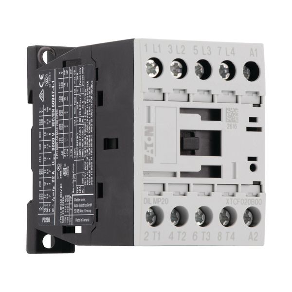 Contactor, 4 pole, 22 A, 220 V 50 Hz, 240 V 60 Hz, AC operation image 9