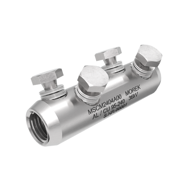 MSCM240 Al/Cu 95-240mm² 36kV 4xAluminum screw SB cable connector image 1