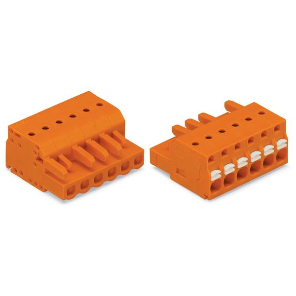 2231-321/102-000 1-conductor female connector; push-button; Push-in CAGE CLAMP® image 4