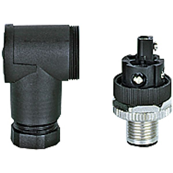 PSS67 M12 connector,angled,male,5pole,B image 1