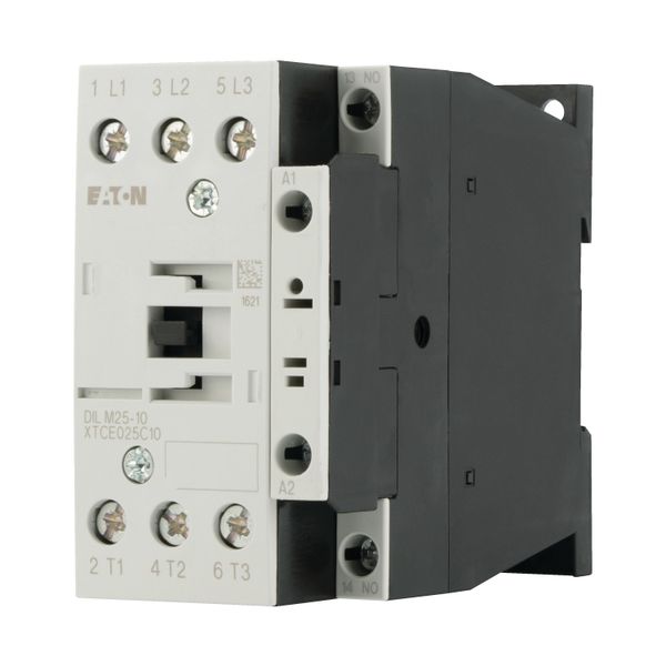 Contactor, 3 pole, 380 V 400 V 11 kW, 1 N/O, RDC 130: 110 - 130 V DC, DC operation, Screw terminals image 12