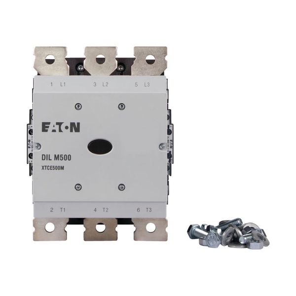 Contactor, 380 V 400 V 265 kW, 2 N/O, 2 NC, RAC 500: 250 - 500 V 40 - 60 Hz/250 - 700 V DC, AC and DC operation, Screw connection image 13
