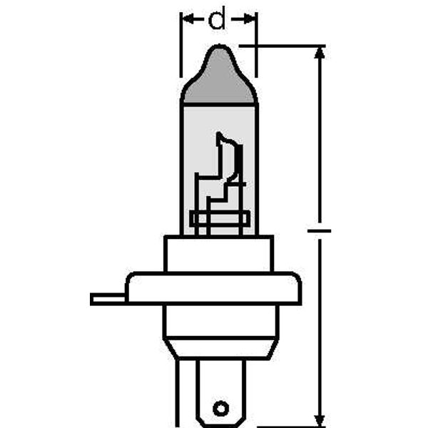 64193CBI-01B 60/55W12VP43T10XBLI1DKOSRAM image 2