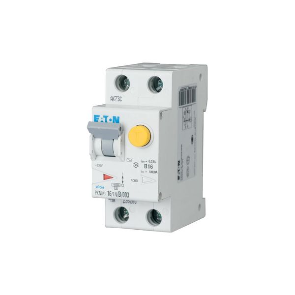 RCD/MCB combination, 6 A, 30 mA, MCB trip characteristic: C, 1p+N, RCD trip characteristic: A image 22