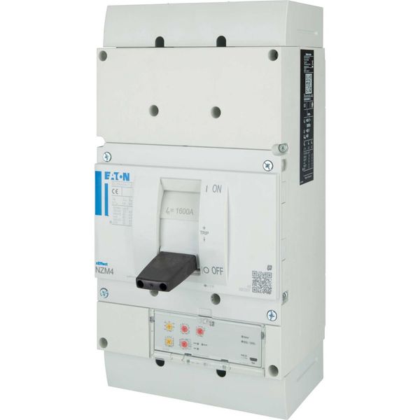 NZM4 PXR20 circuit breaker, 1600A, 3p, screw terminal image 9