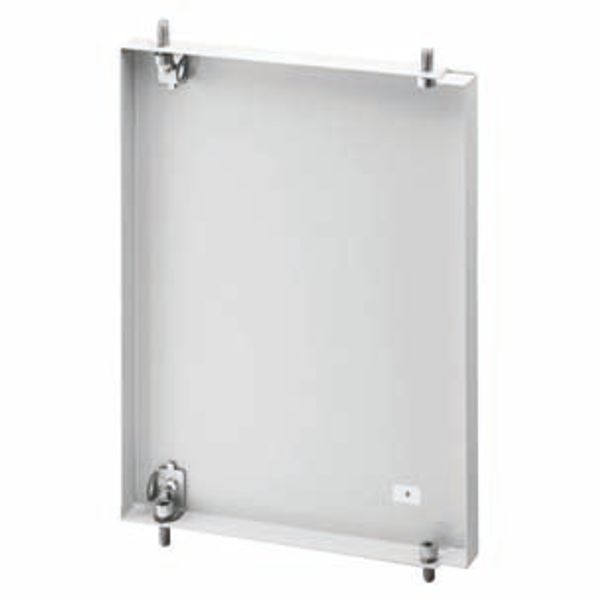 HINGED ENCLOSURE DOOR IN METAL FOR BOARDS 585X800 - GREY RAL 7035 image 2