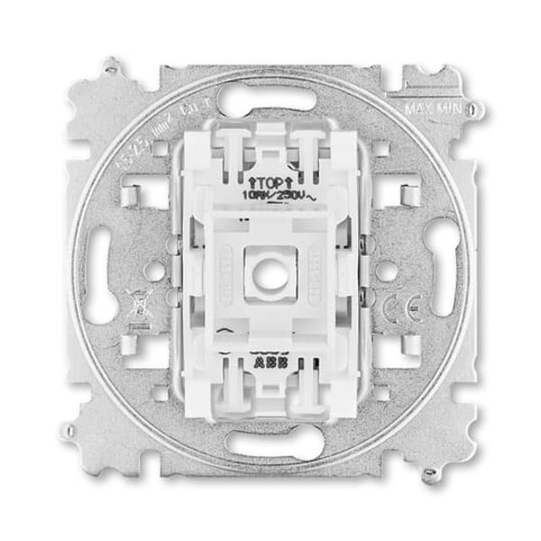 3559-A02445 Flush Mounted Inserts 2-pole switch with Glow lamp image 1