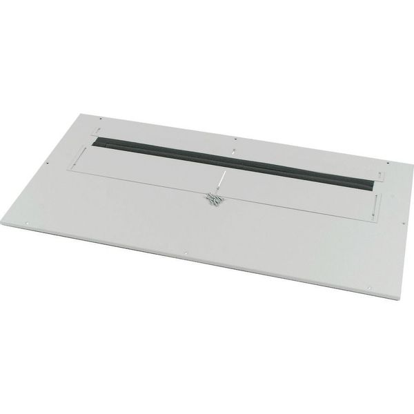 Bottom-/top plate, split, IP30, for WxD=1350x800mm, grey image 4