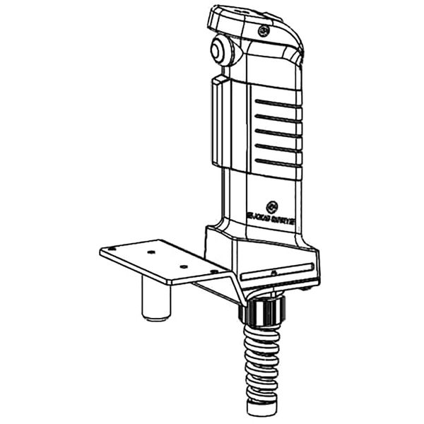 Three-position device LED, front button, top button Cable gland, Eva h image 1