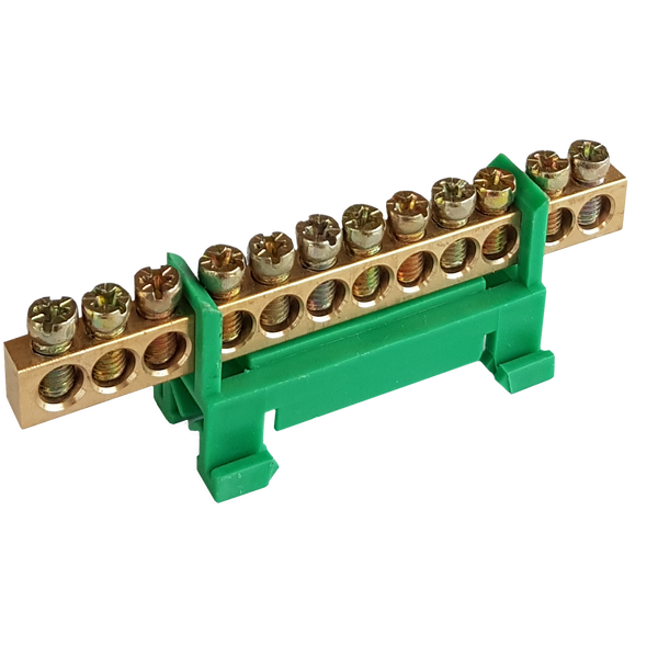 Terminal block F612G (green) 16 mm², 12x16 image 1