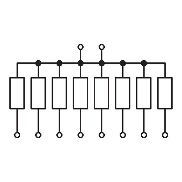 Component module with resistor with 8 pcs Resistor 2K2 image 6