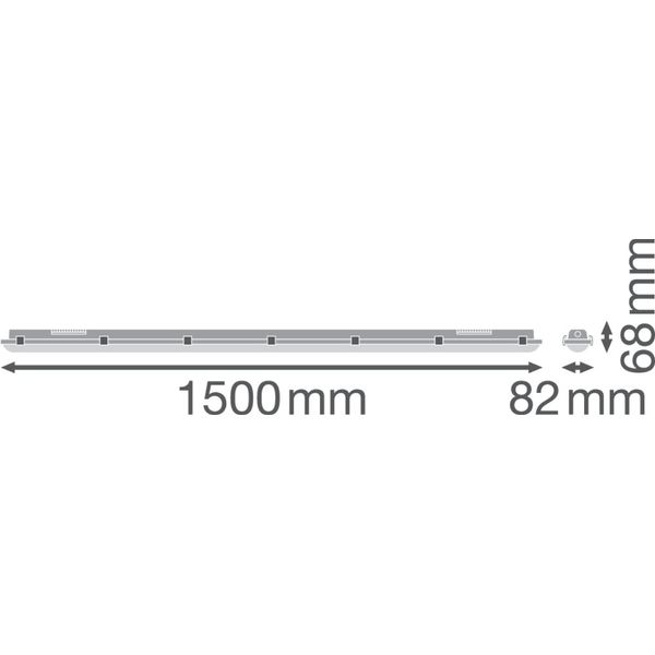 DAMP PROOF EMERGENCY 1500 26W 840 IP65 GY image 11