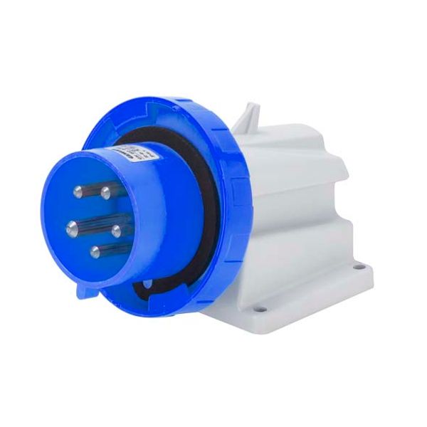 90° ANGLED SURFACE MOUNTING INLET - IP67 - 3P+N+E 16A 200-250V 50/60HZ - BLUE - 9H - SCREW WIRING image 2