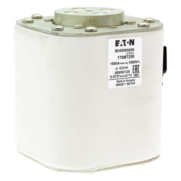 Fuse-link, high speed, 1500 A, AC 1500 V, size 4, 120 x 105 x 125 mm, aR, IEC, single indicator image 11