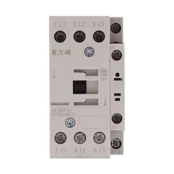 Contactor, 3 pole, 380 V 400 V 7.5 kW, 1 NC, RDC 130: 110 - 130 V DC, DC operation, Screw terminals image 13