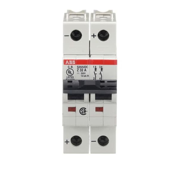 S202UDC-Z32 Miniature Circuit Breaker - 2P - Z - 32 A image 3