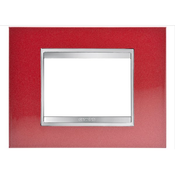 LUX PLATE 3P METAL RED GLAMOUR GW16203MR image 1