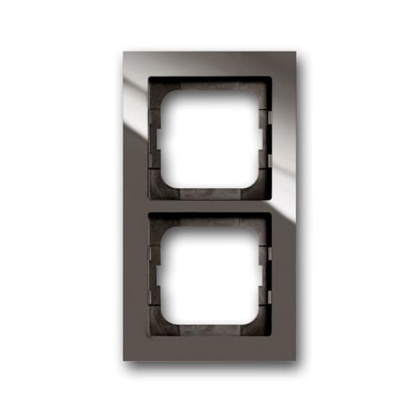 1722-291-500 Cover Frame Busch-axcent® entrée-grey image 1