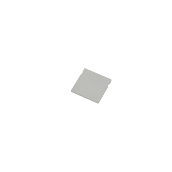 End Cap w/o hole for Surface Mounted Profile 20x20mm IP20 Silver image 2