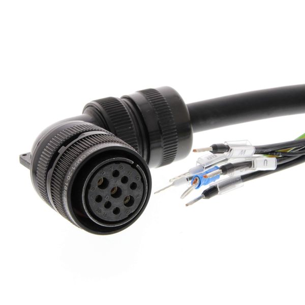 Servo motor power cable, 20 m, with brake, 900 W-1.5 kW image 1