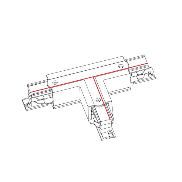 CTLS POWER T CONNECTOR LEFT 2 WHITE (T-L2) image 2