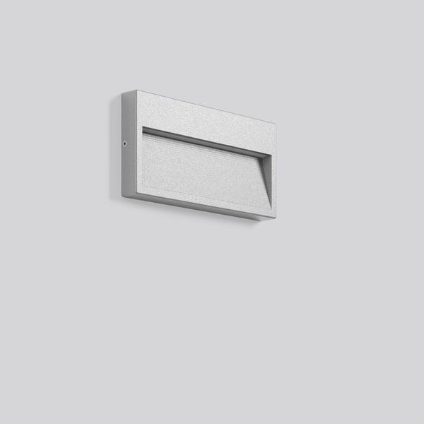 BRICK duo, 10 W, 180 lm, 830, silver, on/off Wall luminaires, L 240 B  image 2