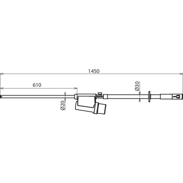 Voltage detector PHE4 3...10kV 50 Hz with gear coupling Category S image 2