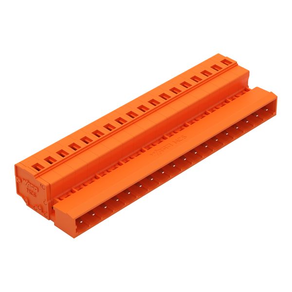 1-conductor male connector CAGE CLAMP® 2.5 mm² orange image 2