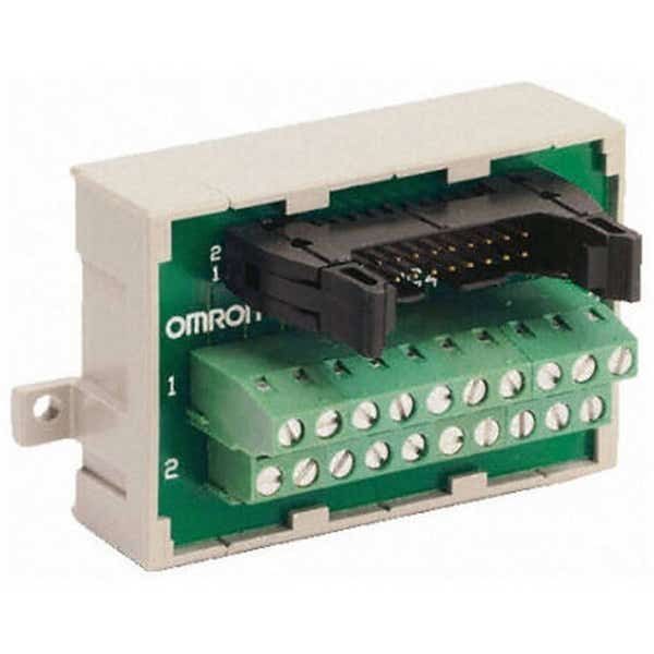 General-purpose I/O terminal block, MIL20 socket, screw clamp, 20 points XW2B0001E image 1