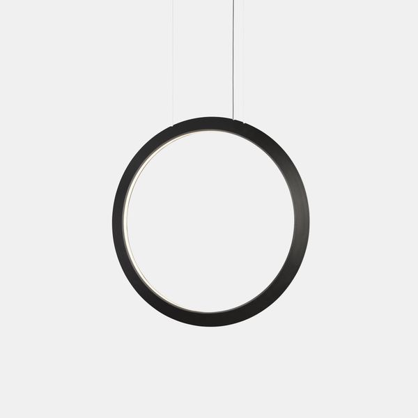 Pendant Circular Vertical Inward ø600 Surface LED 31.7W 1475lm 3000K Black image 1