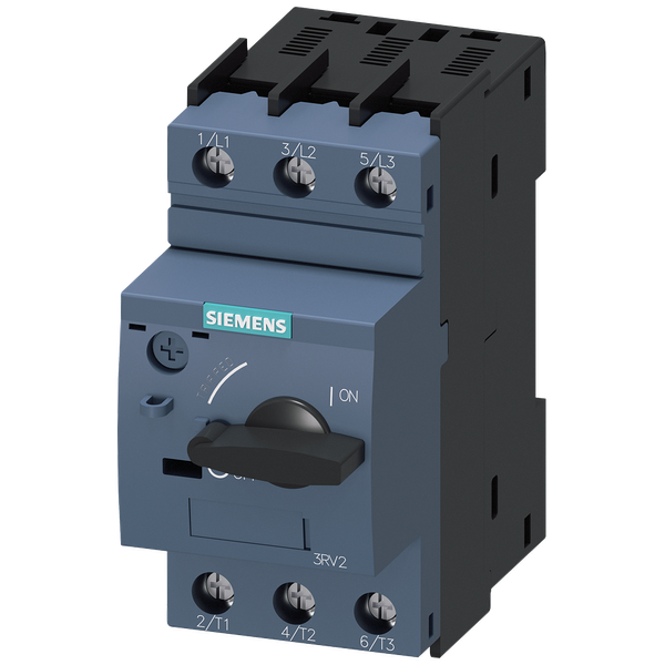 circuit breaker size S0 for system protection without phase failure protection A-release 1.1...1.6 A short-circuit release 21 A screw terminal standard switching capacity image 1