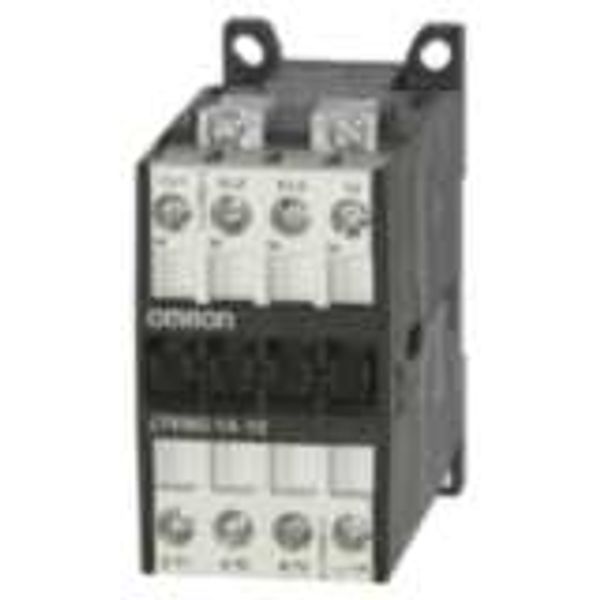 Contactor, DC-operated (3VA), 3-pole, 14 A/5.5 kW AC3 + 1M auxiliary image 1