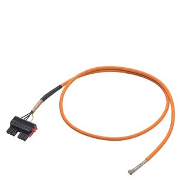 Power cable pre-assembled TYPE 6FX5002-5CW02 4X1,5 C, MOTOR SIDE WITH 6FX5002-5CW02-1AC0 image 1