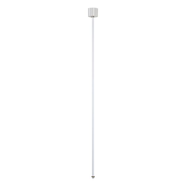 EUTRAC pendant rod fixed for 3-phase track, 120cm, white image 1