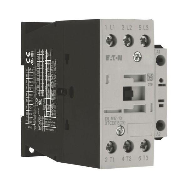 Contactor, 3 pole, 380 V 400 V 7.5 kW, 1 N/O, 240 V 50 Hz, AC operation, Screw terminals image 14